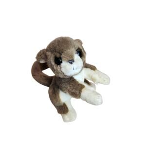 Vintage‎ Leosco Uni-Toys Plush Stuffed Animal Made in Germany Brown White Toy